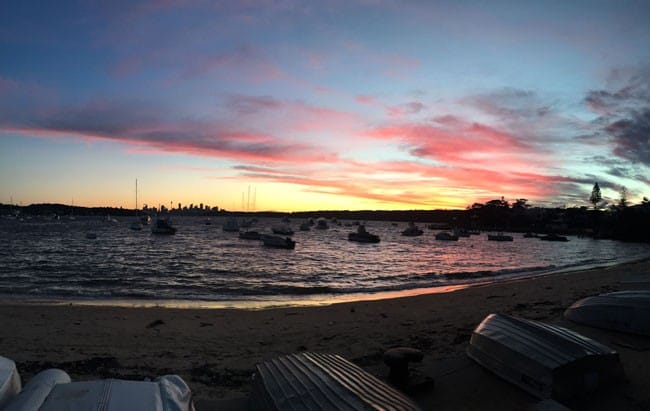 Atardecer en sydney
